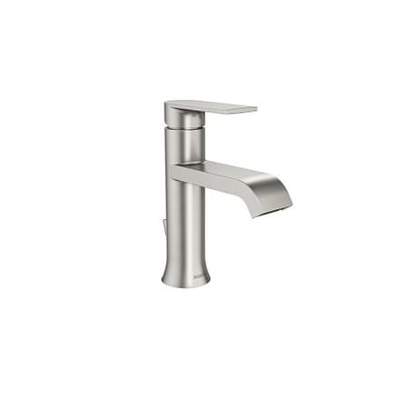 Spot Resist Brushed Nickel One-Handle Bathroom Faucet